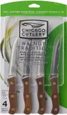 Product image of Chicago Cutlery Walnut Tradition 4-Piece Steak Knife Set