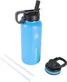 Product image of ThermoFlask 32oz Bottle w/Chug Lid and Straw Lid