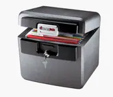 Product image of SentrySafe Black Fireproof and Waterproof Safe, File Folder and Document Box