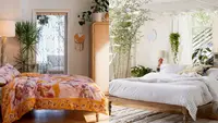 Bedrooms with plants.
