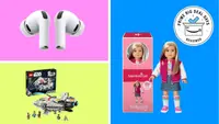 Popular gifts across ages, from LEGO and American Girl to Apple AirPods Pro, ideal for early holiday shopping.