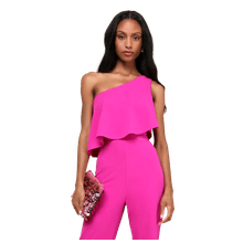 Product image of Flawless Vibes One-Shoulder Tiered Wide-Leg Jumpsuit
