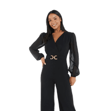 Product image of Quiz Chiffon Buckle Palazzo Jumpsuit 