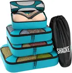 Product image of Shacke Pak - 5 Set Packing Cubes with Laundry Bag