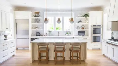 Kitchen outfitted with Thermador appliances