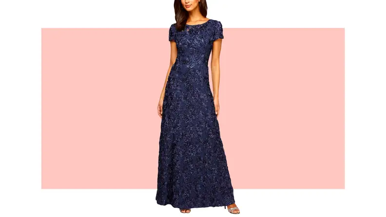 navy blue dress for baby girl Long Prom Dresses main image 1